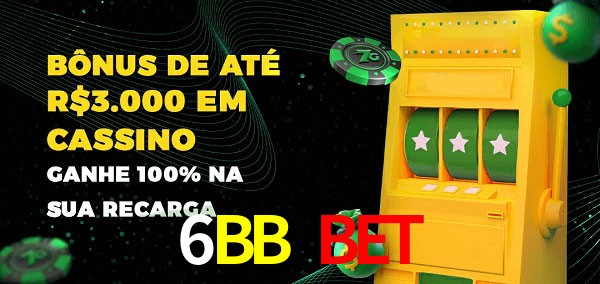 6BB Bet melhor bônus de depósito